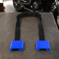 Shielded Handlebar Tie-down Strap Scratch-Resistant Motorcycle Tie-down Strap Heavy-Duty Motorcycle Handlebar Straps Long-Lasting for Motorcyclists, Transporters, Trailer Hauling, Truck Bed
