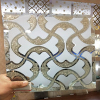 Craft Ice Flower Pattern Glass Sheet for Decorative Applications