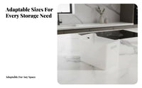 Divided Packet Holder Multi-Compartment Desktop Organizer Space-Saving