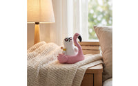 Specters Flamingo Swim Circle Funny Specters with Flamingo   Playful Tabletop Statue for Halloween Hosts