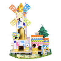 3D Puzzle Educational DIY Paper Model for Kids