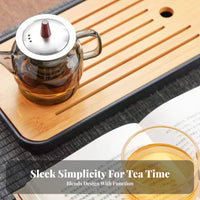 Glass Tea Infuser Pot Heat Resistant Single Serving Tea Brewer Compact Design