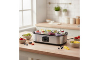 Yogurt Maker with Glass Jars Electric Yogurt Maker with 8 Cups Lowpowered Kitchen Appliance for Countertop