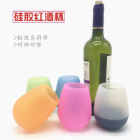 Foldable Silicone Wine Glass for Camping and Outdoor Activities