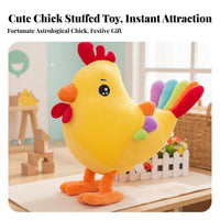 Male Chicken Stuffed Toy Cute Design Chicken Stuffed Toy Chicken Stuffed Ie Colorful Tail Male Chicken Stuffed Doll Cartoon