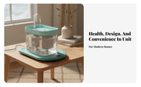 Constant Temperature Heating Cat Water Fountain Easy to Clean Automatic Pet Water Fountain Energy Saving for Cats, Dogs