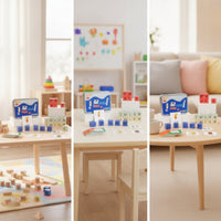 Letter Matching Game Hands-on Spelling Toy with Storage Tin Alphabet Blocks with Tin Portable Letter Cubes Game Compact
