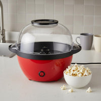 Large Capacity 2.5L Popcorn Popper Quick and Easy Electric Popcorn Popper Nonstick Surface for Families