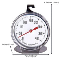 Analog Thermometer with Metal Housing Accurate for Bakers