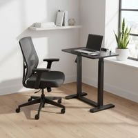 Tilting Top Mobile Overbed Laptop Desk Movable Rolling Bedside Desk Multifunctional Mobile Laptop Stand Space Saving Design for Students, Home Office, Bedroom, Dorm Room