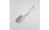 Perforated Pizza Peel Lightweight Pizza Peel with Wooden Handle Sturdy Paddle for Home Oven