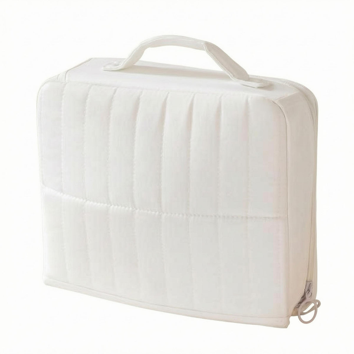 Standing Makeup Organizer Padded Quilted Cosmetic Bag Sideaccessible Cosmetic Bag Compartmentalized