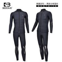 BESTDIVE潜好 3.5/5mm黑魔系列水肺分体连体潜水服湿衣男女潜水衣.
