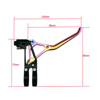 Anti-Slip Grip CNC Brake Lever Long-Lasting Lightweight Brake Lever Easy to Install for Cyclists, Mountain Biking, Road Cycling