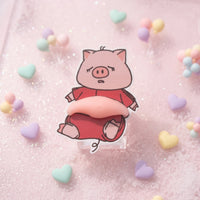 Cute Squishy Pig Toy Funny Pig Press Toy Tactile Tear-Resistant for Office, Desk