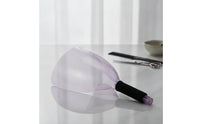 Handheld Barber Face Guard Translucent Face Guard with Sponge Handle Smooth Hairspray Protector Transparent for Hair Cutting, Salons