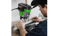 Multi-Functional Mini Drill Press Adjustable Depth Stop Benchtop Drill Press Portable Power Tool for DIY Enthusiasts, Hobbyists, Woodworkers, Workshop, Home, Garage