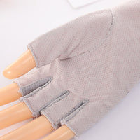 Women's UV Protection Half-Finger Gloves for Cycling, Driving, and Fishing