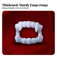 Scary Effect bloodsucker Fangs Realistic Look Halloween professional-grade Non Fake Tooth Reusable for children, Cosplayers, grown-ups, the fangsed Parties, Costume Play, costume ball Balls, Stage Performances