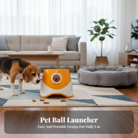 Adjustable Distance Automatic Dog Ball Er Independent Play Dog Tennis Ball Thrower Mental Stimulation for Backyard, Home, Park