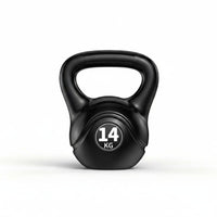 Hex Kettlebell Fitness Equipment Non-slip Handle Rubber Molded Base Ergonomic Grip Compact Space Saving Design Suitable for Full Body Workouts Home Gym Men and Women