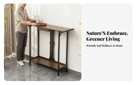 Narrow Altardesign Table Modern Chinese Aesthetic Home Furnishing Meditative-Inspired Slim Shape for Foyer, Living Room