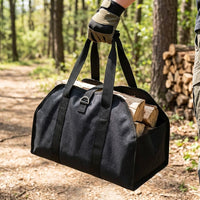 Firewood Bag Log Carry Firewood Stove Bonfire Camping 600D Oxford 101x47cm Portable Waterproof Large Capacity