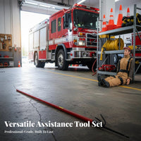 Long-Handled Fire Hook Sturdy Pike Pole Heavy Duty Wildfire Rake for Firefighters, Wilderness Ry Workers, Building Fires, Wildfire Suppression