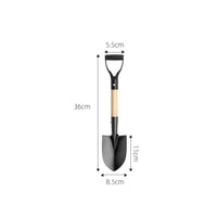 Garden with D-Handle Handheld with Wooden Handle Heavy-Duty Tool for Work