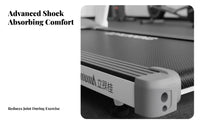 Shock Absorption Foldable Treadmill Quiet Engine Electric Folding Treadmill Safety Key Foldable Running Machine Real-Time Progress Tracking for Seekers, Indoor, Apartment