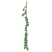 Round Leafed Vine Looking Fake Hanging Eucalyptus Realistic Look Decorative Greenery for Photography Styling
