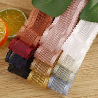 Lace Stripe Ribbon for DIY Crafts, Apparel, Hats, Shoes, Gift Wrapping, and Wedding Bouquets