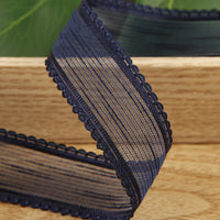 Lace Stripe Ribbon for DIY Crafts, Apparel, Hats, Shoes, Gift Wrapping, and Wedding Bouquets