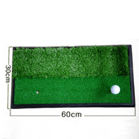 Indoor Golf Hitting Mat Portable Rubber Non-Slip Base Golf Practice Mat for Home Use