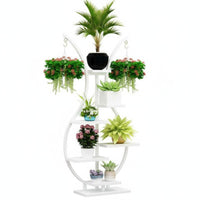 Space-Saving Multi-Tier Flower Rack Sturdy & Stable Plant Stand High Load-Bearing Display Shelf Easy to Assemble for Gardeners, Apartment Dwellers, Homeowners, Balcony, Living Room, Indoor, Bedroom
