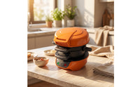 Burger Maker Electric Sandwich Maker Double-Layer Breakfast Cooker for Students, Individuals, Dorm Rooms, Small Kitchens
