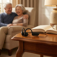Wireless Hearing Assistance Headset with Neckband Lightweight Hearing Aid Comfortable Headset Clear Sound for Home