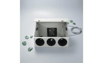 Sleeve Ports Polishing Guard Box Hinged Lid Grinding Enclosure Box Side Openings