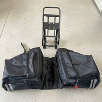 Rear Bike Cargo Rack Aluminum Alloy Bike Cargo Rack Rigid for Commuters, Tourists, Commuting, Expeditions, Mountain Bikes