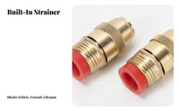 High Atomization Mist Adjustable Brass Nozzle Built-in Filter Head Sprayer Long-Lasting for Gardeners, DIY Enthusiasts, Garden, Greenhouse