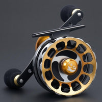 Foam Grips Micro Lead Fishing Reel Lightweight Compact Design Fishing Reel Fluid Retrieve
