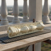 Thickened ABS Plastic Vase-Shaped Baluster Mold Easy Demolding Concrete Baluster Mold Reinforced Design Balcony Column Casting Form Crack Resistant for Contractors