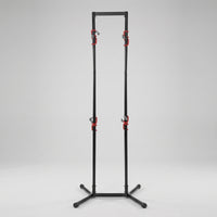 Adjustable Hanging Cycle Rack Indoor Bike Floor Parking Rack Heavy Duty Cycle Parking Stand Space-Saving for Cyclists, Commuters, Garage, Home, Apartment