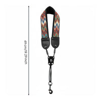 Adjustable Length Saxophone Neck Strap Metal Hook Sax Neck Sling Long-Lasting Stitching for Performance