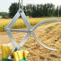 Lifting Clamp with Chain Secure Scissor Lifting Clamp One-Hand for Warehouse