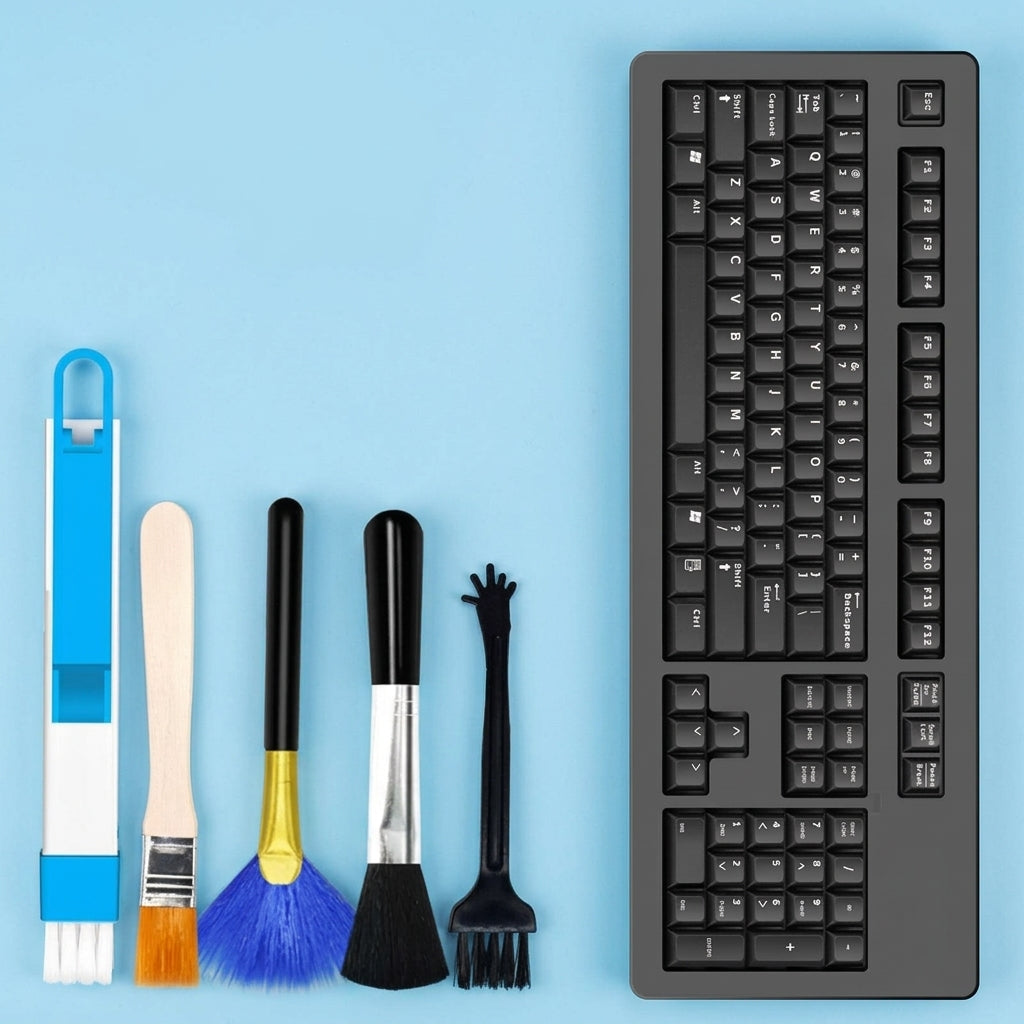 Computer Cleaning Brush Set, Keyboard Cleaning Brush for Dust Removal, Computer Dust Removal Tools for Laptop Desktop PC