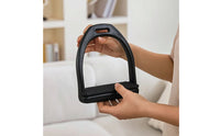 Textured Plastic Stirrups with Rubber Inserts Long-Lasting Non-Slip Stirrups Comfortable Shock-Absorbing for Stables