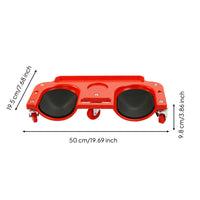 Rolling Knee   Swivel Casters Knee Pad Board with Wheels Ergonomic Handle Workshop Equipment for Mechanics
