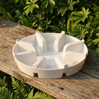 Plant Saucers with Raised Drainage, Drip Tray and Water Tray for Indoor Outdoor Plants, Simple Style Plant Trays