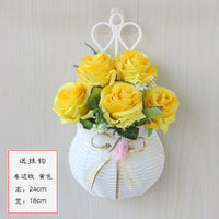 Creative Artificial Plant Wall Hanging Basket for Home and Balcony Decor